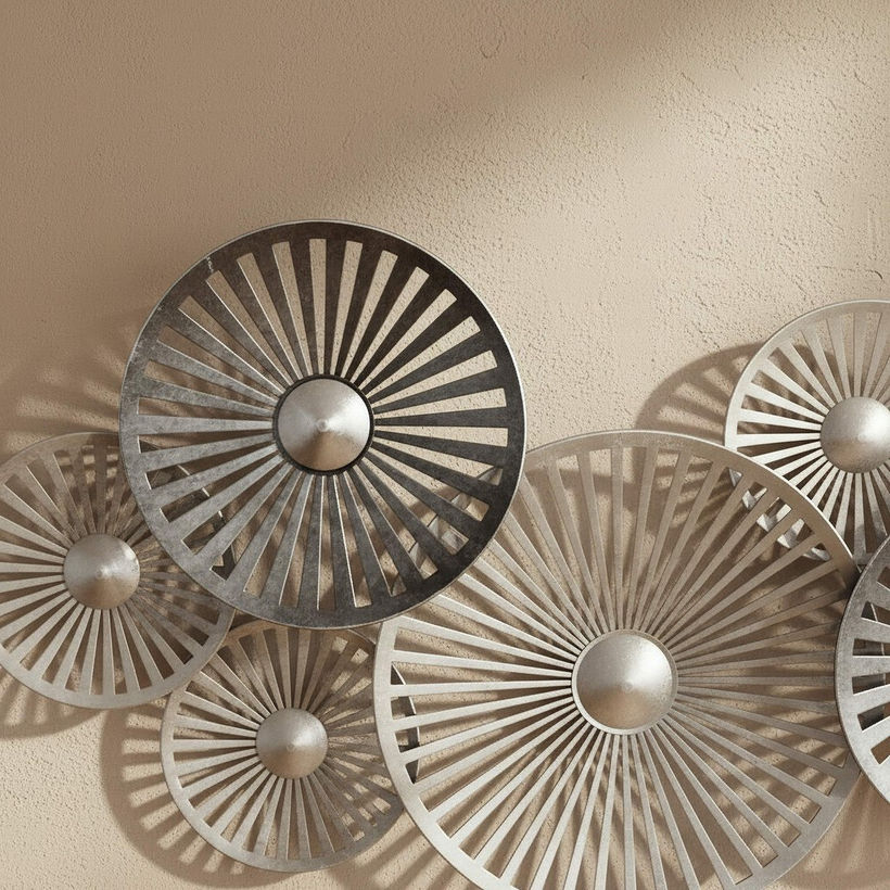 Monochrome Percy Evara Metal Wall Decor - 91x50x7 cm - Image 3