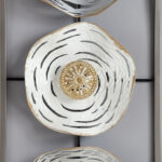 Monochrome Percy Evara Metal Wall Decor - 25x61x4 cm