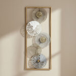Monochrome Percy Evara Metal Wall Decor - 25x61x3 cm