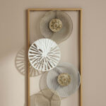 Monochrome Percy Evara Metal Wall Decor - 25x61x3 cm