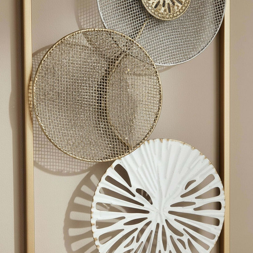 Monochrome Percy Evara Metal Wall Decor - 25x61x3 cm - Image 4
