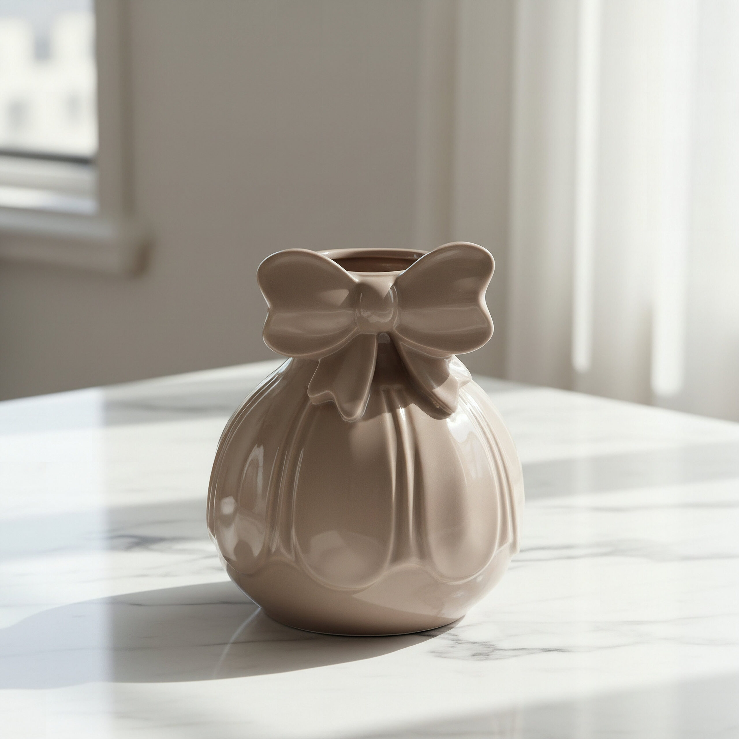 Umber Sinatra Vase - 16x16x20 cm