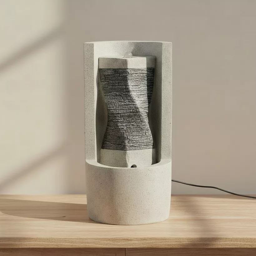 Vera Adele LED Outdoor Abstract Fountain - 34x34x66 cm - Image 3