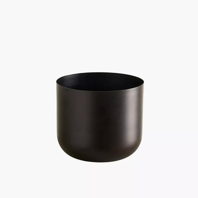 Monochrome Avya Metal Round Planter - 19x19x17 cm - Image 2