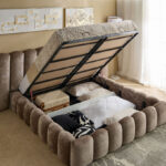 Cloudline Extended Queen Headboard with Hydraulic Base - 160x200 cm