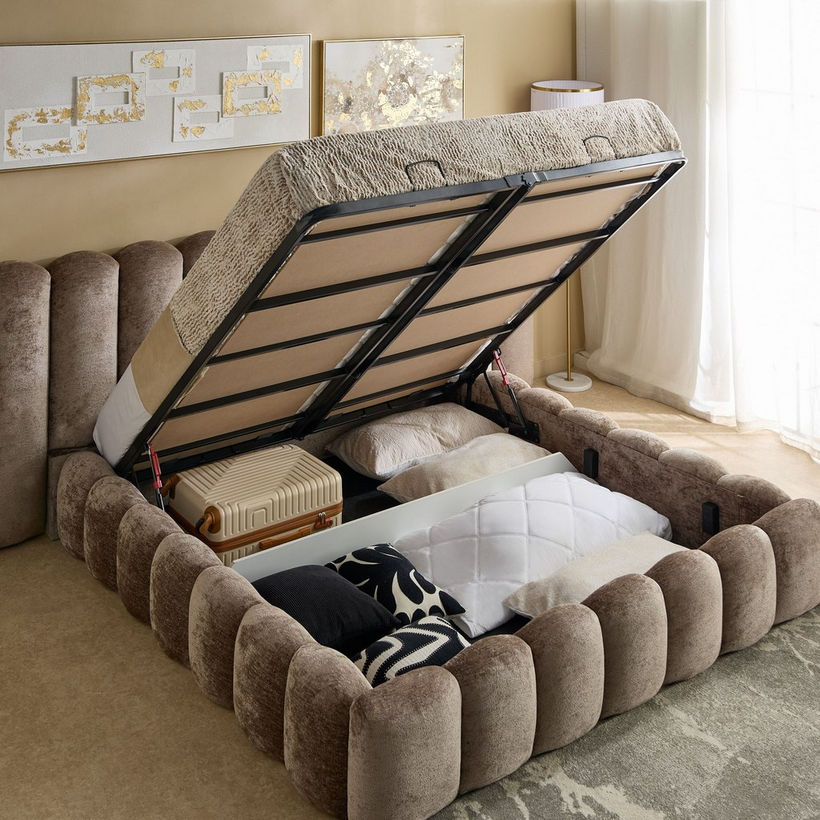 Cloudline Extended Queen Headboard with Hydraulic Base - 160x200 cm - Image 7