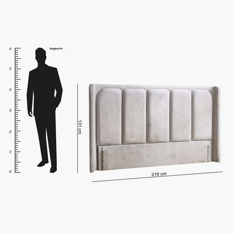 Hampton Cortona Upholstered King Headboard - 180x200 cm - Image 2