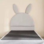Ivory Hopper Upholstered Single Headboard - 90x200 cm