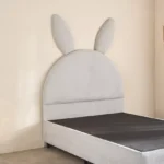 Ivory Hopper Upholstered Twin Headboard - 120x200 cm
