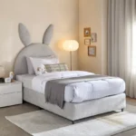 Ivory Hopper Upholstered Twin Headboard - 120x200 cm