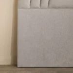Ivory Crescent Upholstered Single Headboard - 90x200 cm