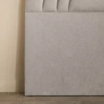 Ivory Crescent Upholstered Twin Headboard - 120x200 cm