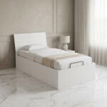 Frankfurt Hydraulic Storage Single Bed - 100x200 cm