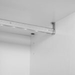 Frankfurt Smart 6-Door Transparent Glass Wardrobe with 2 Drawers