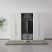 Frankfurt Smart 6-Door Transparent Glass Wardrobe with 2 Drawers - Image 12