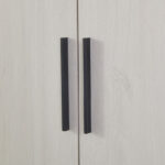 Movo Bellagio 6-Door Wardrobe with 2 Drawers and Mirrors