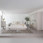 Movo Bellagio 6-Door Wardrobe with 2 Drawers and Mirrors