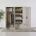 Movo Bellagio 6-Door Wardrobe with 2 Drawers and Mirrors - Image 10