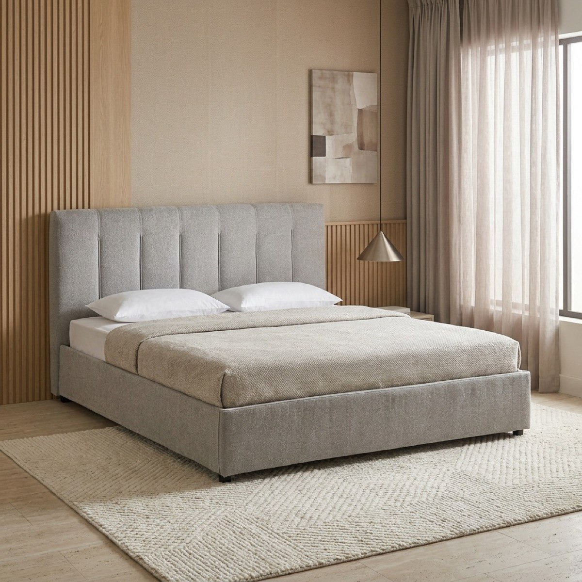 Movo Patara Ozon Upholstered Queen Bed - 160x200 cm