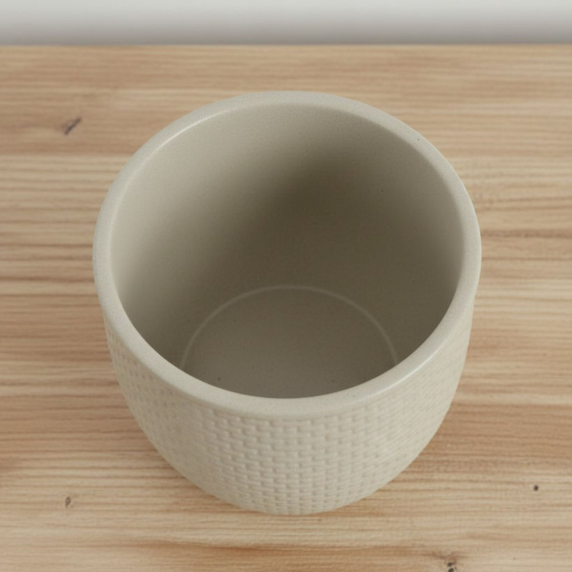 Sansa Siera Ceramic Planter - 12.5x12.5x11 cm - Image 3