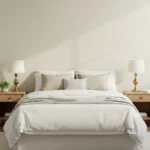 Bremer 2-Piece Metal Table Lamp Set with Linen Shade - 33x60 cm