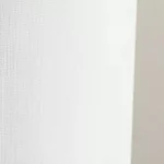 Bremer Metal Floor Lamp with Sturdy Base and Linen Shade - 40x159 cm