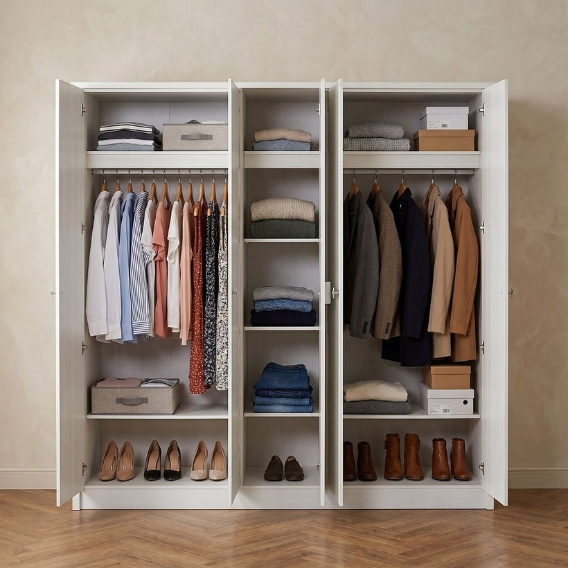 Movo Cervo 5-Door Wardrobe - Image 4