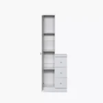Movo Cervo Dresser with Mirror and Cushion Stool