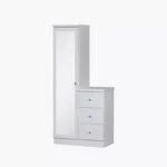 Movo Cervo Dresser with Mirror and Cushion Stool