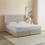 Curvy Chester King Upholstered Bed - 180x200 cm