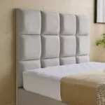 Curvy Rubik Twin Upholstered Bed - 120x200 cm