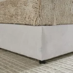 Curvy Rubik Twin Upholstered Bed - 120x200 cm