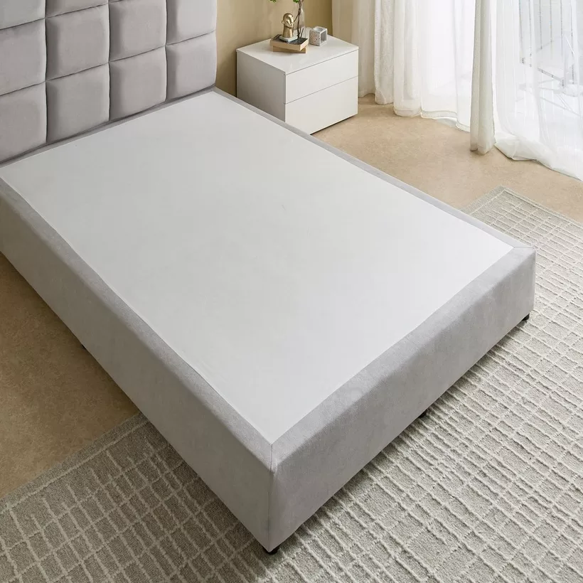 Curvy Rubik Twin Upholstered Bed - 120x200 cm - Image 8