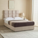 Curvy Rubik Queen Upholstered Bed - 140x200 cm