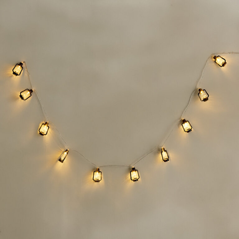 Elio 10 LED Warm White 2AA Lantern Ornament String Light - 1.35 M