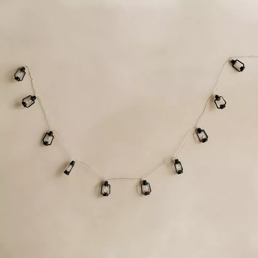 Elio 10 LED Warm White 2AA Lantern Ornament String Light - 1.35 M - Image 3