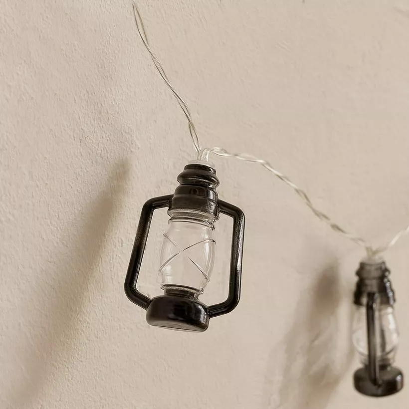 Elio 10 LED Warm White 2AA Lantern Ornament String Light - 1.35 M - Image 4