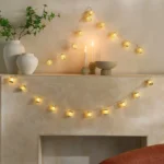 Elio 10 LED Warm White 2AA Drum String Light - 1.35 M