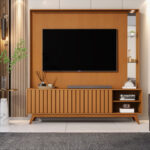 Movo Remington Wall Unit Upto 75 Inches with LED Light