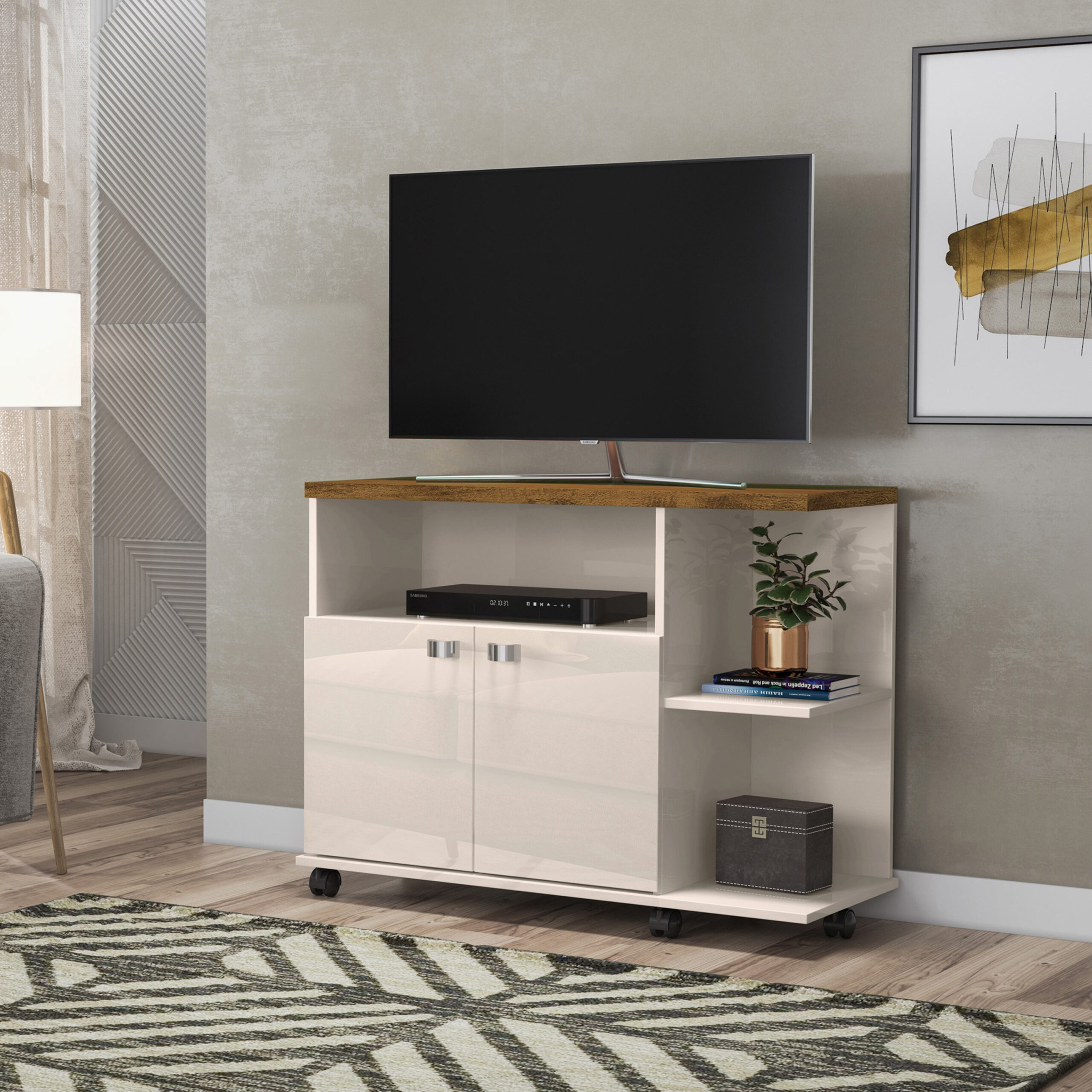 Movo Larissa High TV Stand for TVs upto 47 inches