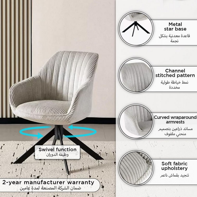 Winchester Swivel Dining Chair - Image 2