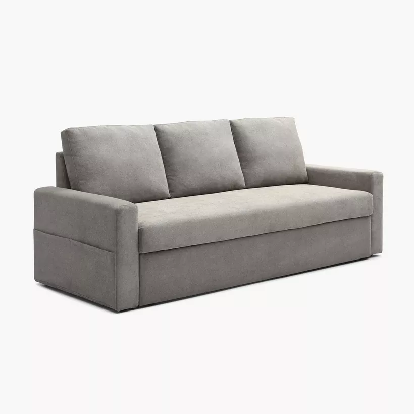 Tori NXT 3-Seater Fabric Pull Out Sofabed with Side Pockets - Image 4