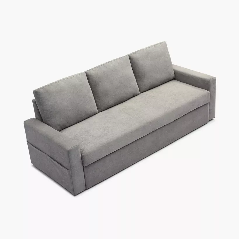 Tori NXT 3-Seater Fabric Pull Out Sofabed with Side Pockets - Image 5