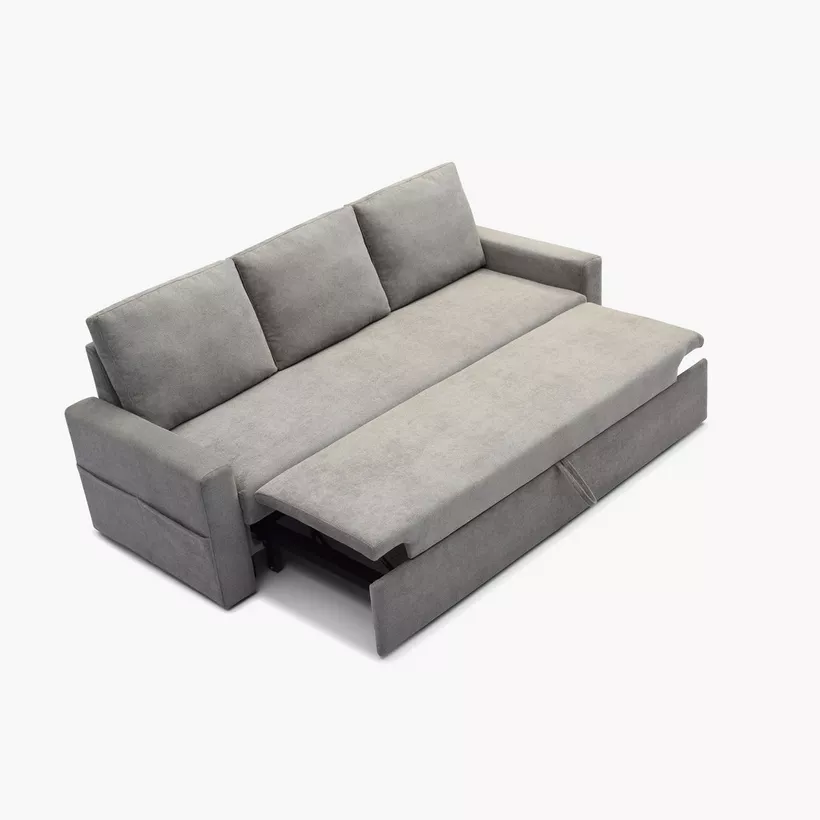 Tori NXT 3-Seater Fabric Pull Out Sofabed with Side Pockets - Image 6