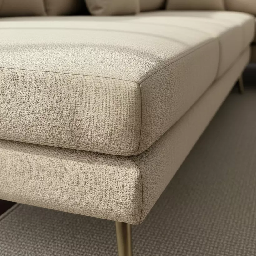 Waver 5-Seater Left Corner Fabric Sofa with 4 Cushions - Image 5