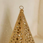 Arabesque Zaynah Metal Cutwork Candleholder - 15x15x28 cm