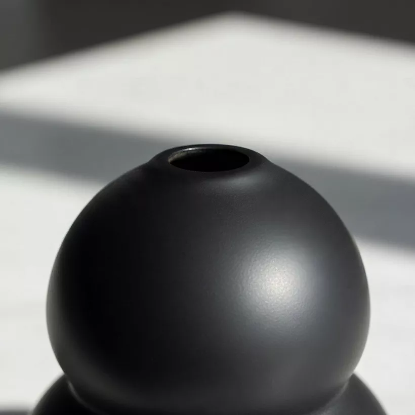 Sansa Roma Mini Ceramic Vase - 8.5x8.5x9.5 cm - Image 3