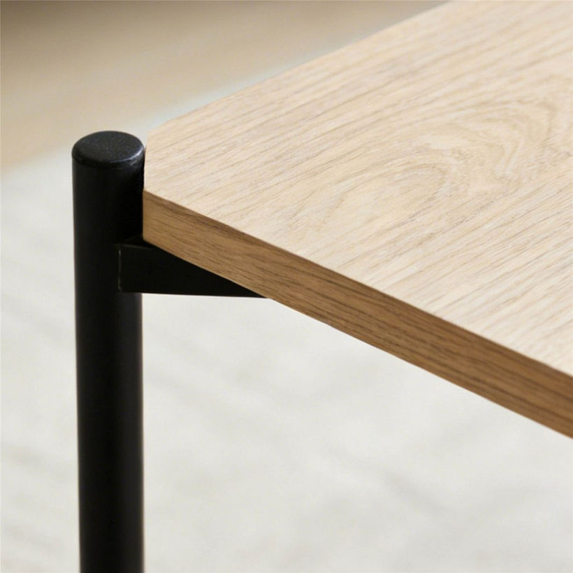 Movo Lola Long Side Table with Shelf - Image 5
