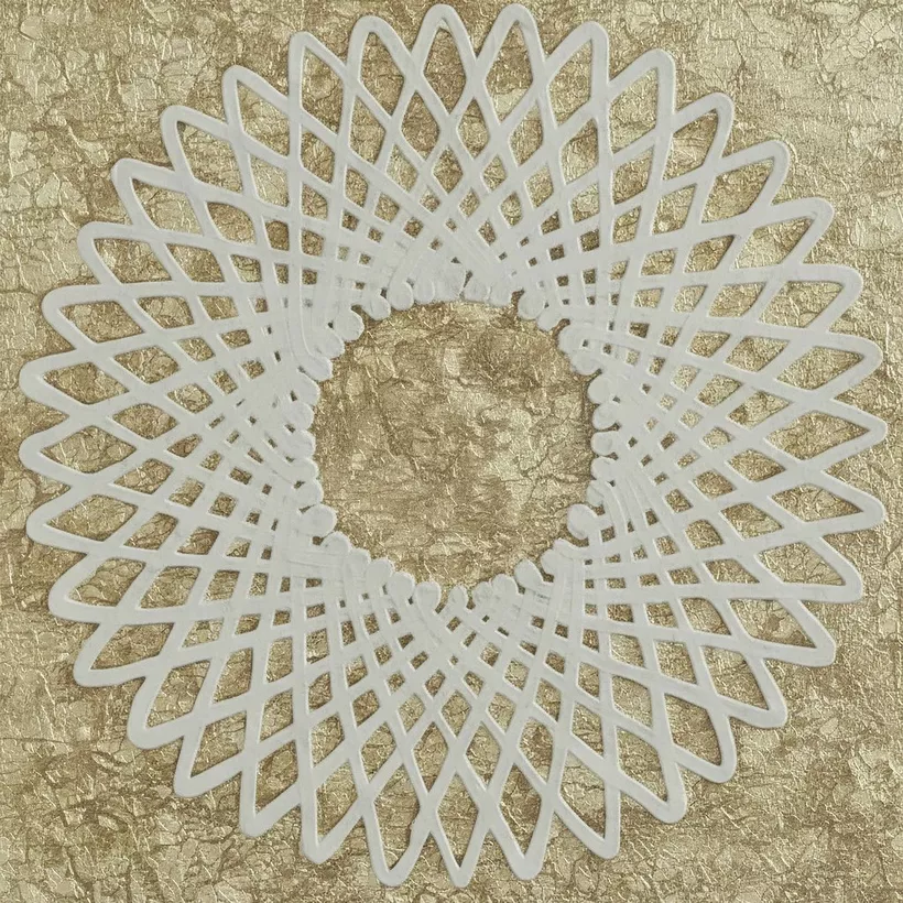 Aurum Olivia Luxe Paper Shadow Box with Frame - 60x60 cm - Image 4