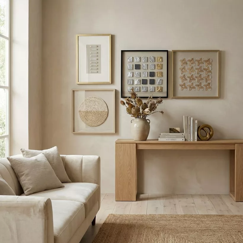 Aurum Olivia Luxe Square Shadow Box with PS Frame - 80x80 cm - Image 2